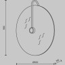 Настенный светильник (бра) MAYTONI MARE MOD305WL-03CH
